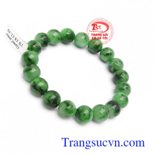 Chuỗi tay phỉ thúy 9 ly may mắn bình an