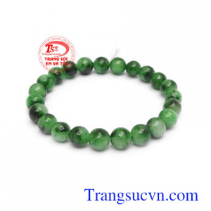 Chuỗi tay phỉ thúy hưng vượng đeo hợp thời trang và phong thủy, chuỗi tay ngọc thiên nhiên cao cấp