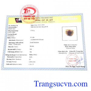 Giấy kiểm định từ trung tâm ngọc học