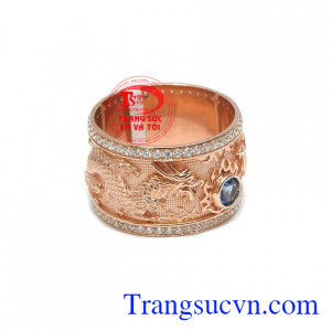 Nhẫn nam rồng phượng vàng 10k, bảo hành 6 tháng, giao hàng nhanh trên toàn quốc