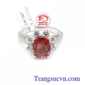 Nhẫn nữ Spinel thiên nhiên món quà ý nghĩa dành tặng người thân
