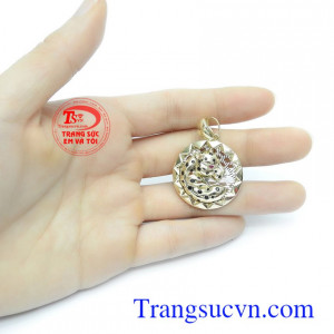 Mặt dây chuyền báo vàng 10k nhập khẩu Hàn Quốc