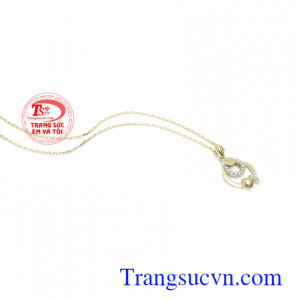 Bộ dây chuyền vàng tây 10k