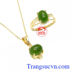 Bộ trang sức nepherite độc đáo