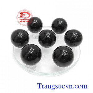 Thất tinh trận đen Obsidian thiên nhiên, thất tinh trận phong thủy tốt