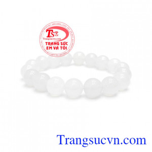 Chuỗi  mã não trắng thiên nhiên