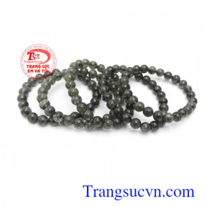 Chuỗi tay thạch anh tóc xanh thiên nhiên sang trọng