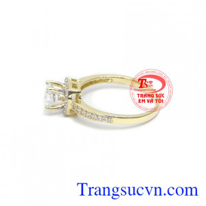 Nhẫn nữ vàng tây đẹp