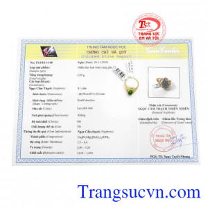 Sản phẩm có giấy kiểm định đá quý