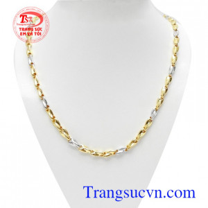 Dây chuyền nam vàng tây cá tính vàng 10k bền đẹp, chế tác tinh xảo, thời trang và đẳng cấp