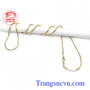 Dây chuyền nữ Italy 10k uy tín, chất lượng, bảo hành 06 tháng.