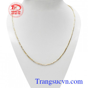 Dây chuyền Italy 10k quý phái nhập khẩu nguyên chiếc đeo sang trọng, thời trang và đẳng cấp