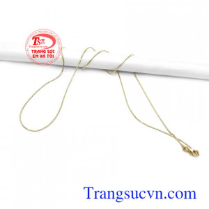 Dây vàng nữ Italy dịu dàng 18k xinh xắn, thời trang