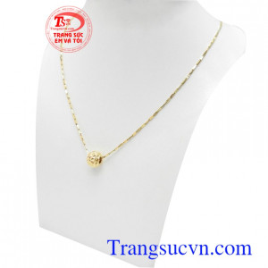 Bộ dây chuyền vàng nữ quý phái