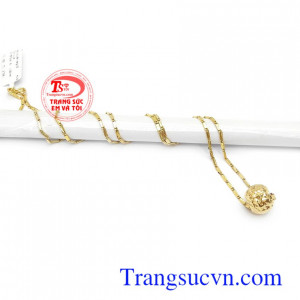 Bộ dây chuyền vàng tây