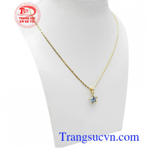 Bộ dây chuyền nữ vàng 10k sang trọng