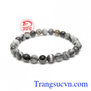 Chuỗi tay mã não 6 ly đẹp