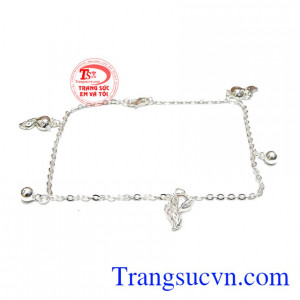 Lắc chân bạc hồ ly dịu dàng