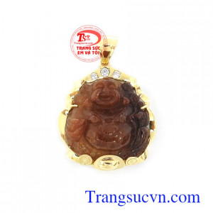 Mặt dây chuyền Di Lặc bình an trong phong thủy là biểu tượng cho niềm vui, sự bình an và may mắn