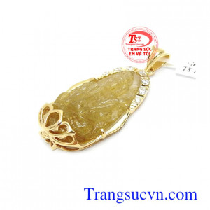 Mặt dây phật bà phù hợp nhiều loại dây chuyền đa dạng khác nhau