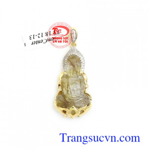 Mặt phật bà quan âm an nhiên trong phong thủy là biểu tượng của sự bình an, lòng thánh thiện, bác ái, hướng phật