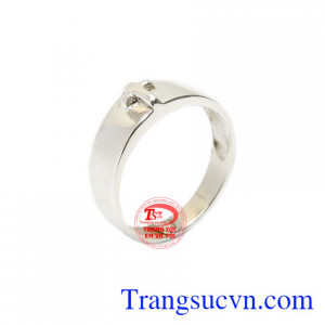 Nhẫn nữ bạc thập giá dành cho những ai là tín đồ của Chúa.