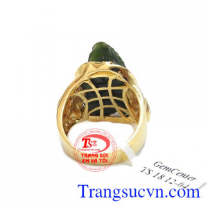 Nhẫn nam tỳ hưu nephrite, bảo hành 12 tháng, giao hàng nhanh trên toàn quốc