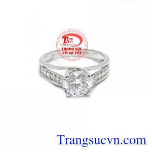 Nhẫn nữ vàng thanh lịch được các bạn nữa ưa thích