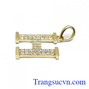 Mặt dây chuyền chữ H đẹp, bảo hành 6 tháng, giao hàng nhanh trên toàn quốc