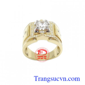 Nhẫn nam đính đá là dòng sản phẩm rất được ưa chuộng