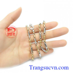 Dây chuyền nam vàng tây kiểu mới, hợp thời trang
