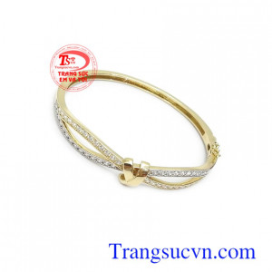 Vòng tay Korea vàng màu xinh xắn 10k nhập khẩu nguyên chiếc bền đẹp, chất lượng, kiểu dáng độc đáo