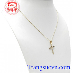 Sản phẩm mặt dây chuyền đẹp vàng 10k, bảo hành 6 tháng, giao hàng nhanh trên toàn quốc. Bộ dây chuyền Hàn Quốc