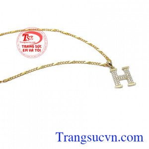 Bộ mặt dây chữ H đẹp