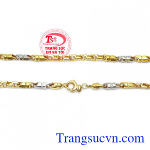 Dây chuyền nam vàng tây lịch lãm được phái nam ưa thích