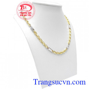 Dây chuyền nam vàng tây sang trọng Dây chuyên nam sáng bóng