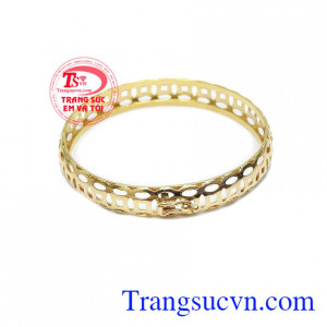 Vòng tay vàng tây kim tiền đẹp, bảo hành 6 tháng, giao hàng nhanh trên toàn quốc