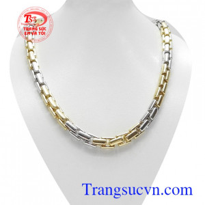 Dây chuyền vàng Italy 18k đẳng cấp nhập khẩu nguyên chiếc kiểu dáng thời trang, sang trọng và mạnh mẽ