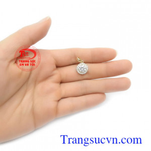 Mặt dây chuyền đính đá thời trang, sang trọng