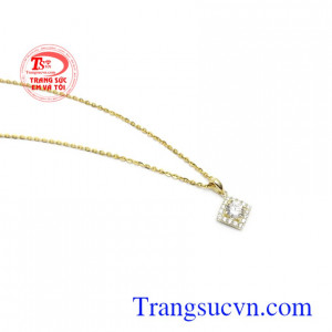 Mặt dây chuyền Hàn Quốc sang trọng vàng 10k, bảo hành 6 tháng, giao hàng nhanh trên toàn quốc