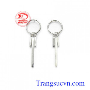 Hoa tai Hàn Quốc 10k phong cách nhập khẩu nguyên chiếc kiểu dáng đẹp, chất lượng cao, hoa tai nữ vàng trắng