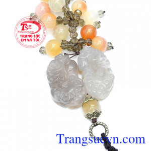 Móc treo ô tô đôi tỳ hưu, giao hàng nhanh trên toàn quốc