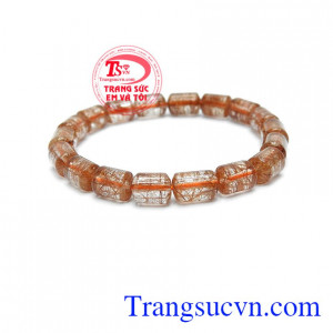 Chuỗi thạch anh tóc lu thống đẹp là sản phẩm thạch anh tóc thiên nhiên, kiểu dáng lu thống khỏe khoắn