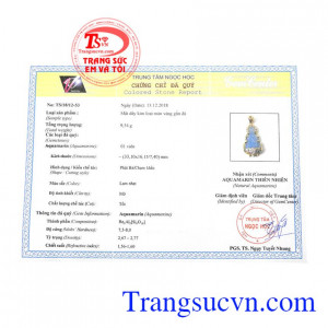 Giấy kiểm định từ trung tâm ngọc học