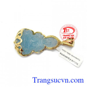 Mặt dây chuyền chạm khắc bọc vàng 14k sáng bóng đảm bảo chất lượng hợp thời trang, sang trọng