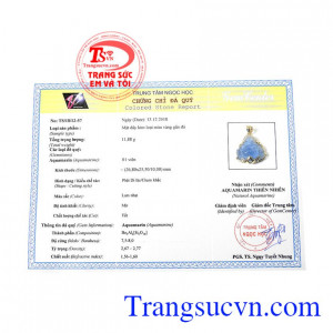 Giấy kiểm định từ trung tâm ngọc học