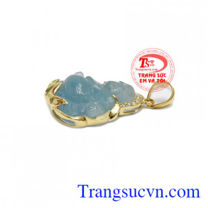 Mặt dây chuyền nam chạm khắc bọc vàng 14k sáng bóng đảm bảo chất lượng hợp thời trang, sang trọng