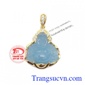 Mặt dây chuyền phật di lặc vui vẻ là sản phẩm mặt dây chuyền vàng tây 14k, kiểu dáng đẹp tinh tế