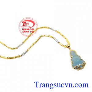 Bộ dây chuyền aquamarine, giao hàng nhanh trên toàn quốc. Bộ dây chuyền aquamarine