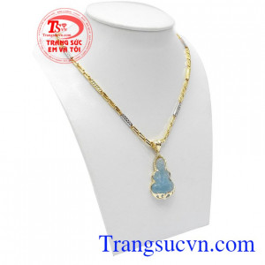 Bộ dây chuyền aquamarine là sản phẩm bộ dây chuyền được các bạn nam ưa thích. Bộ dây chuyền aquamarine